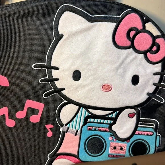 Sanrio HELLO KITTY Boston Bag Bowler Type Shoulder Bag New w/ Tags Y2K Sanrio - Picture 7 of 17